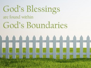 Blessings in Boundaries